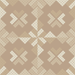 Polka dot seamless pattern. Geometric background. Dots, circles and buttons. Тextile rapport.