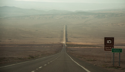  Landscape with path and mountains in the plain of patience