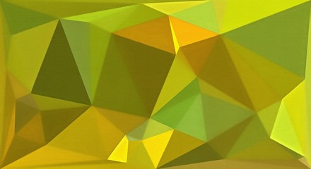 Polygonal drawing on canvas. Abstract geometric modern art. Triangles texture background.