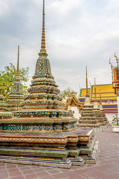 Wat Pho complex (the Temple of the Reclining Buddha) in Bangkok, Thailand