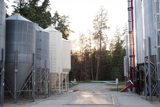 Bio fuel plant at bio gas station