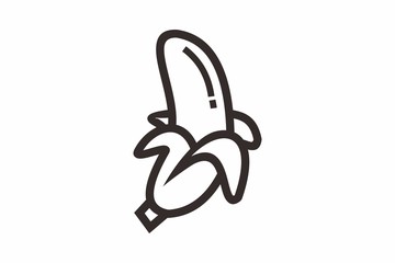 Banana logo line