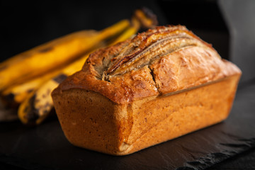 Homemade banana bread