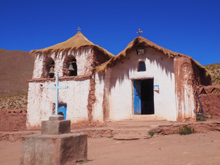 Church in the San Pedro de Atacama, Atacama desert, Chile