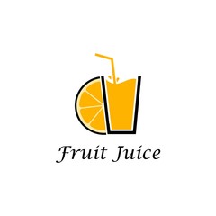 fruit juice logo template