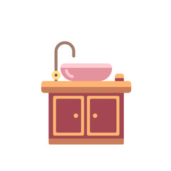 Washstand Flat Icon