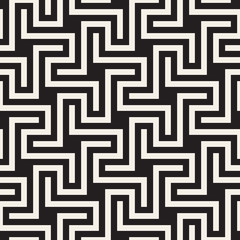 Vector seamless pattern. Modern stylish abstract texture. Repeating geometric tiles..