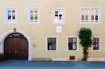 Exterior of Building in Rothenburg ob der Tauber, Germany