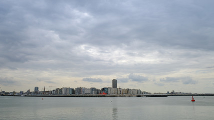 Fototapeta na wymiar Ostend cityview