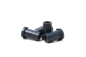 Suspension Bush car on isolated white