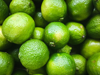 Nature Lime Citrus Fruits In Fruit shop.