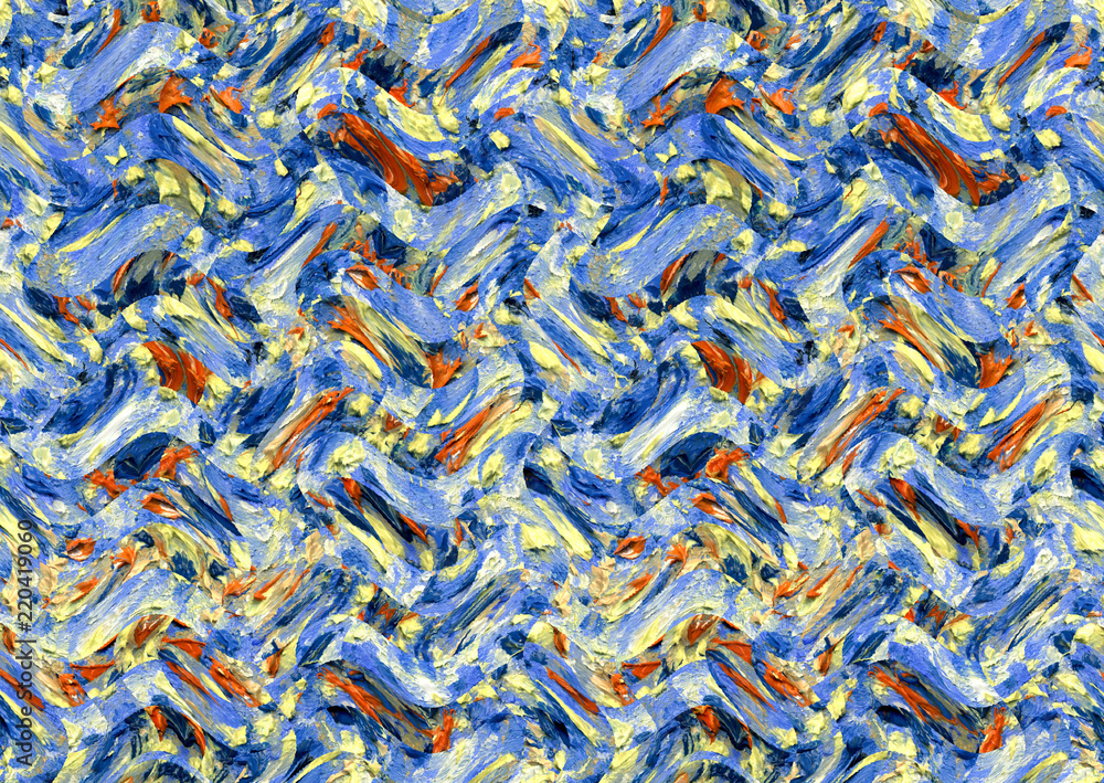 Poster abstract colorful pattern with unique texture. water and liquid theme. fantasy waves, bubbles and ri
