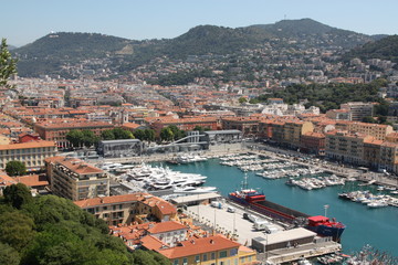 Fototapeta na wymiar Port de Nice