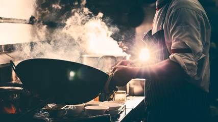Dramatic with cooking - obrazy, fototapety, plakaty