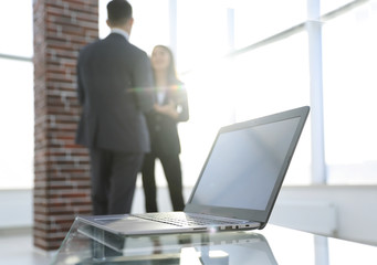 workspace table works in the office with a computer