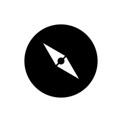 Compass icon, explore symbol. Simple illustration, flat design for website or mobile app