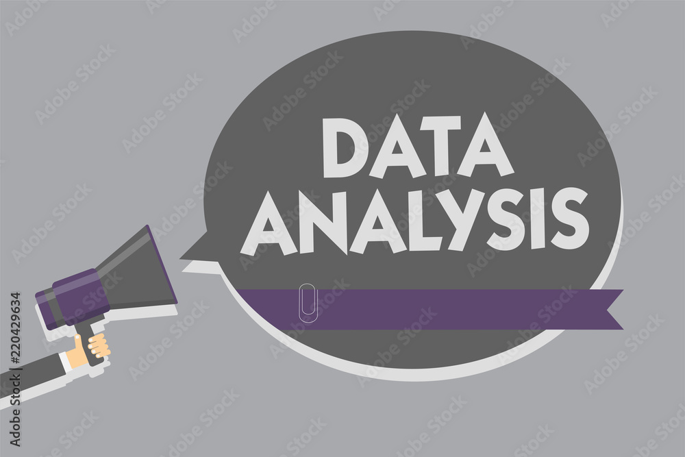 Poster text sign showing data analysis. conceptual photo translate numbers to analytical conclusion forecas