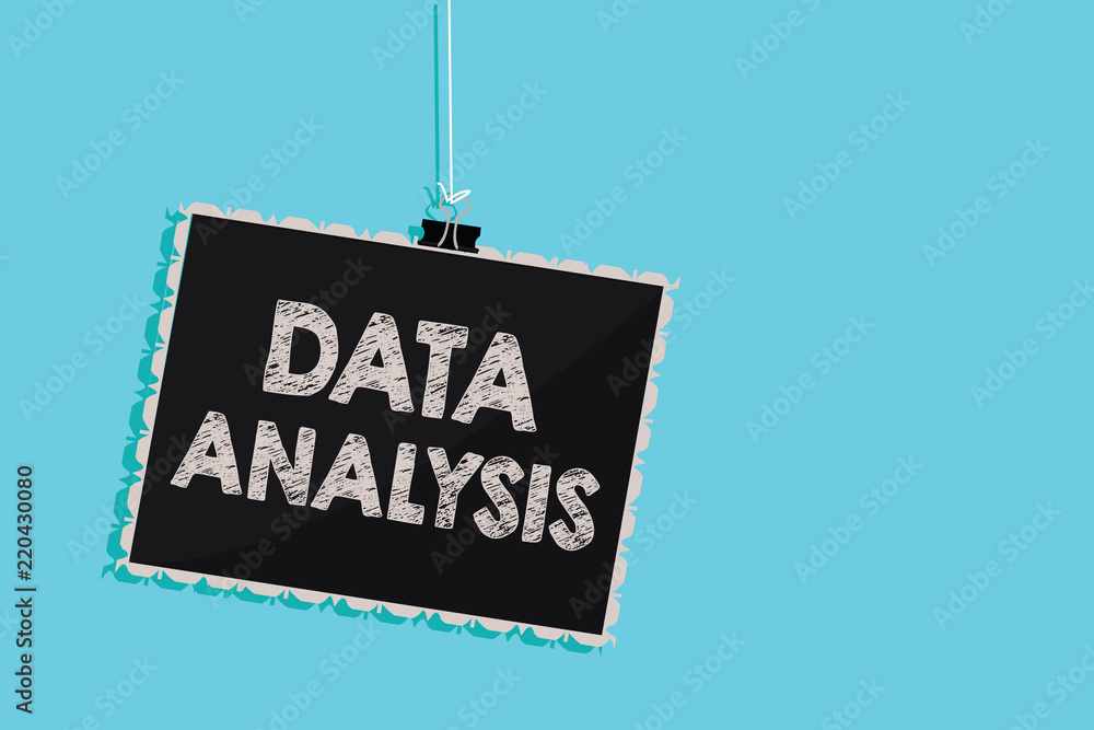 Poster conceptual hand writing showing data analysis. business photo showcasing translate numbers to analyt