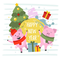 Obraz premium 2019 chinese new year