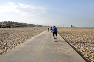sandy beach bike path