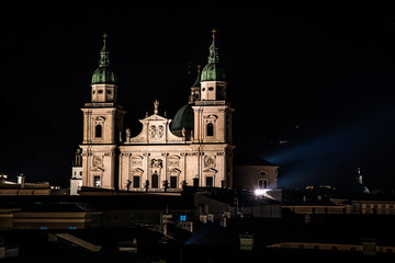 Fototapeta na wymiar Cathedral Salzburg
