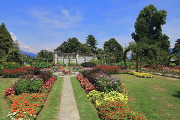 Obraz premium Stresa, Giardino del Parco Pallavicino, Italia