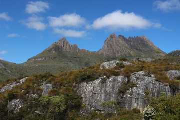 Obraz premium Cradle Mountain-Nationalpark-Tasmanien