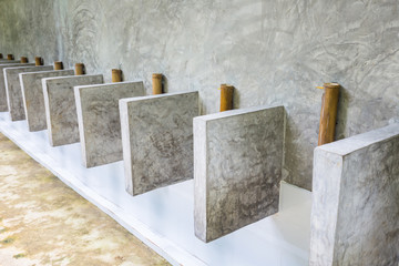 Men Toilet With Bamboo Plumbing in National Park