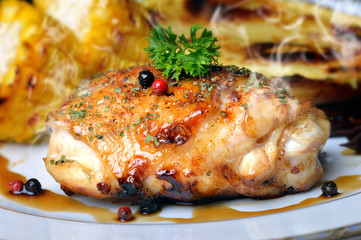  Hot and spicy Chicken grill steak