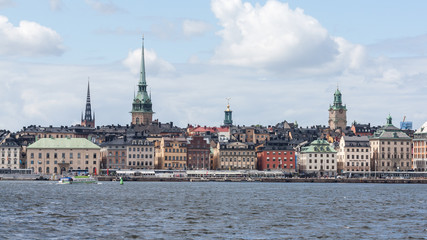 Fototapeta na wymiar historical district of Stockholm - Gamla Stan