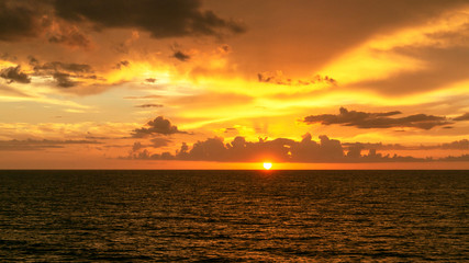 Sunset Over The Gulf