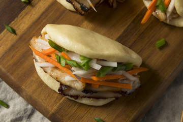 Homemade Steamed Pork Belly Bao Buns
