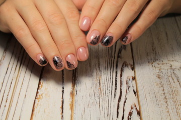 glamorous beautiful manicure
