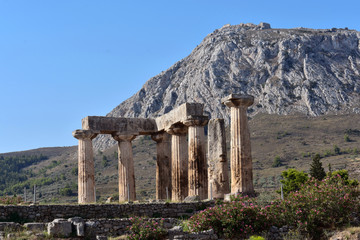 Fototapeta premium Corinth, old city in the Peleponesse, Greece.