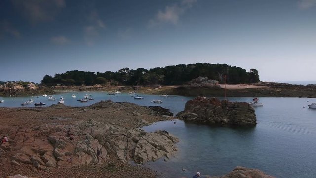 Natural horbor at Ile de Brehat PAN