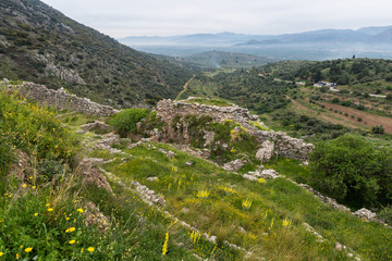 Fototapeta na wymiar Mycenae archaeological site in Greece