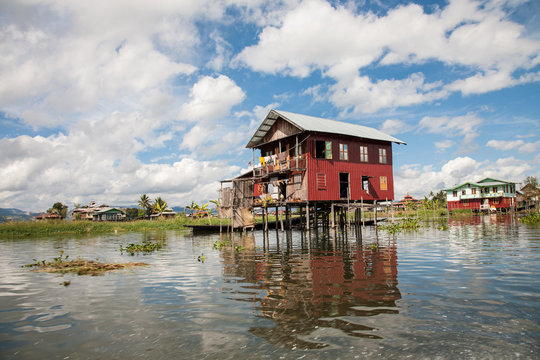 House on stilts, Inle Lake