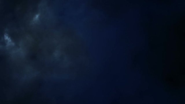Lightening storm in clouds 