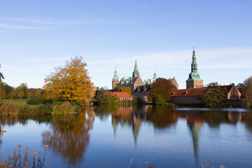 Frederiksborg castle in Hillerod, Denmark