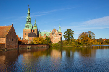 Frederiksborg castle in Hillerod, Denmark