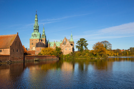 Frederiksborg castle in Hillerod, Denmark