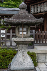 Japanese temple stone lantern 