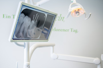 Zahnarzt Ausstattung Röntgen Bild