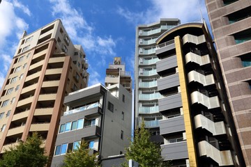 Obraz premium Mieszkaniowe Tokio