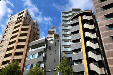 Fototapeten Wohngebäude Tokio © Tupungato