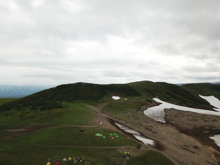 Bird view on the camps 
