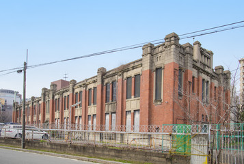 戦争遺跡として知られる大阪砲兵工廠化学分析場（大阪市中央区）