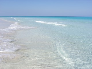 Paradise beach on a sunny day