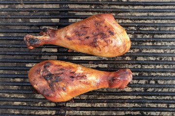 Two juicy roasted Turkey legs