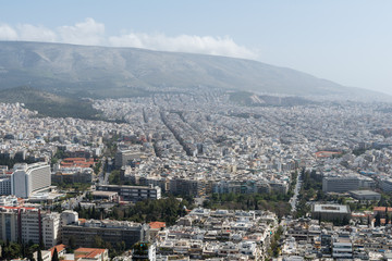 Obraz premium At the top of Mount Lycabettus, Athens in Greece